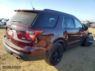 2019 Ford Explorer Sport with VIN 1FM5K8GT0KGB40554, listed as a Copart auction lot 89296575 with 58,274 mi miles and Salvage Title. Bid and sale history available at carsss.com. Image 3.
