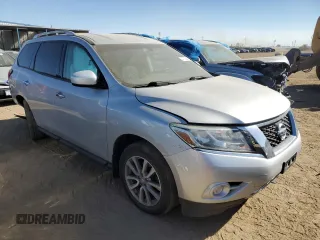 2016 Nissan Pathfinder S with VIN 5N1AR2MM5GC636985, listed as a Copart auction lot 74750644 with 124,108 mi miles and Salvage Title. Bid and sale history available at carsss.com. Image 4.
