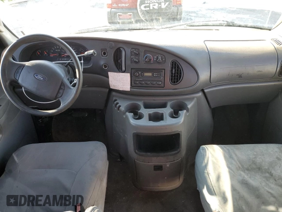 2005 Ford Econoline Passenger XL with VIN 1FBNE31L15HB23580, listed as a Copart auction lot 85060224 with 222,935 mi miles and Salvage Title. Bid and sale history available at carsss.com. Image 8.