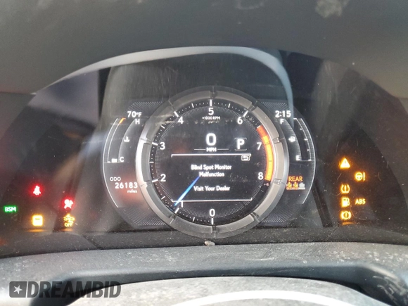 2023 Lexus ES with VIN 58AJZ1B13PU149760, listed as a Copart auction lot 84469574 with 26,183 mi miles and Salvage Title. Bid and sale history available at carsss.com. Image 9.