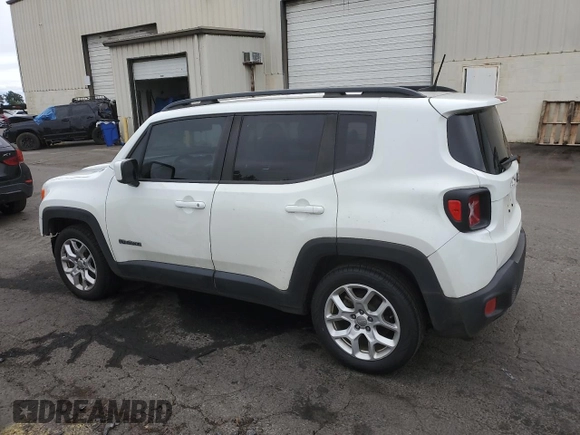 2018 Jeep Renegade Altitude z VIN ZACCJABB5JPH44283, wystawiony jako Copart lot #56946415 z przebiegiem 67 868 mil mil oraz Szkoda całkowita • Salvage title. Historia ofert i sprzedaży dostępna na DreamBid. Obrazek 2.