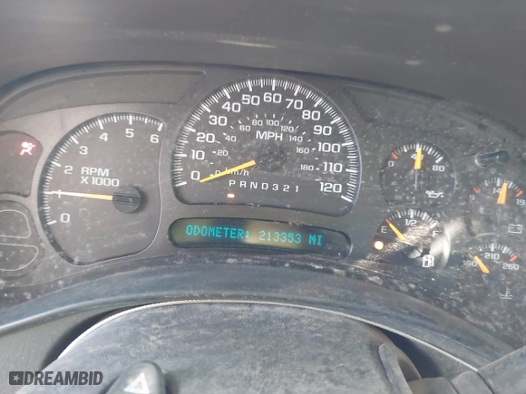 2006 Chevrolet Silverado 1500 LT1 with VIN 2GCEK13T861170115, listed as a IAAI auction lot 41852030 with 213,353 mi miles. Bid and sale history available at carsss.com. Image 7.