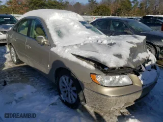 2009 Hyundai Azera GLS with VIN KMHFC46D69A352585, listed as a Copart auction lot 41374665 with 107,264 mi miles and Salvage Title. Bid and sale history available at carsss.com. Image 4.