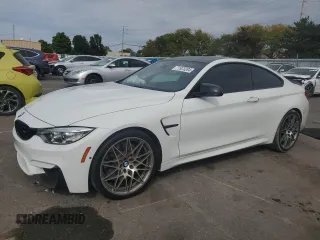 2017 BMW M4 with VIN WBS3R9C54HK709232, listed as a Copart auction lot 71923284 with 59,699 mi miles and Salvage Title. Bid and sale history available at carsss.com. Image 1.