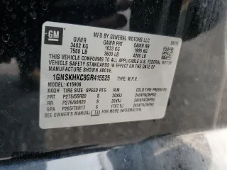 2016 Chevrolet Suburban LT z VIN 1GNSKHKC8GR415525, wystawiony jako Copart lot #59125735 z przebiegiem 362 652 mil mil oraz Czysty tytuł • Clean title. Historia ofert i sprzedaży dostępna na DreamBid. Obrazek 13.