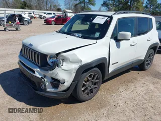2019 Jeep Renegade Latitude with VIN ZACNJABB0KPK02371, listed as a IAAI auction lot 41717535 with 104,797 mi miles and . Bid and sale history available at DreamBid. Image 2.