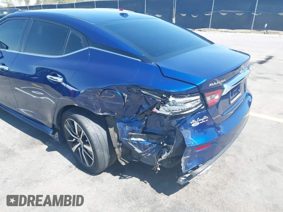 2021 Nissan Maxima SV with VIN 1N4AA6CV7MC507693, listed as a IAAI auction lot 41849176 with 107,951 mi miles and . Bid and sale history available at DreamBid. Image 6.