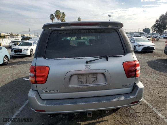 2002 Toyota Sequoia Limited with VIN 5TDZT38AX2S072840, listed as a Copart auction lot 83274324 with 316,545 mi miles and Clean Title. Bid and sale history available at carsss.com. Image 6.