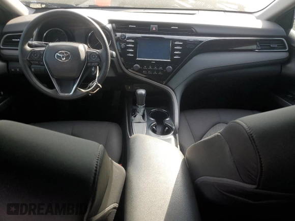 2020 Toyota Camry LE with VIN 4T1C11AK7LU374582, listed as a Copart auction lot 48851475 with 79,532 mi miles and Salvage Title. Bid and sale history available at DreamBid. Image 8.