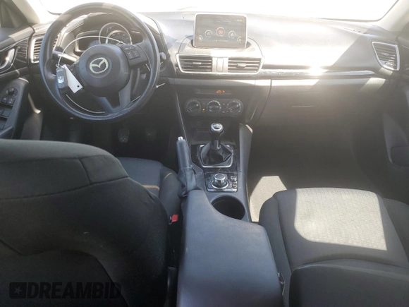 2015 Mazda 3 i Sport with VIN JM1BM1K70F1244649, listed as a Copart auction lot 55648035 with 106,085 mi miles and Salvage Title. Bid and sale history available at DreamBid. Image 8.