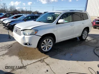 2009 Toyota Highlander Hybrid Limited with VIN JTEEW44A092028215, listed as a Copart auction lot 42351505 with 205,471 mi miles and Non Repairable. Bid and sale history available at carsss.com. Image 1.