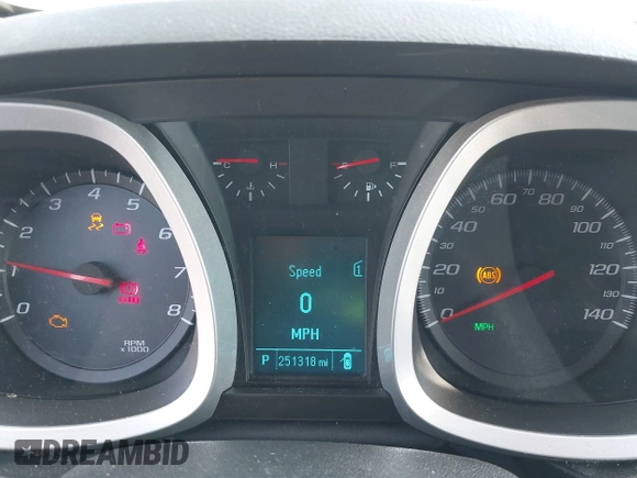 2012 Chevrolet Equinox LT w/1LT with VIN 2GNFLDE52C6207327, listed as a IAAI auction lot 41665731 with 251,318 mi miles. Bid and sale history available at carsss.com. Image 7.