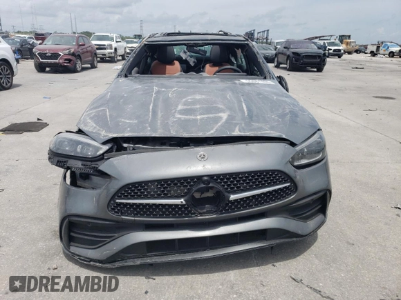2024 Mercedes-Benz C 300 with VIN W1KAF4HB7RR178065, listed as a Copart auction lot 55681405 with Not provided miles and Salvage title. Bid and sale history available at DreamBid. Image 5.