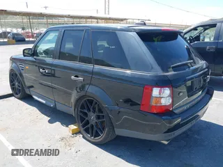 2008 Land Rover Range Rover Sport SC with VIN SALSH23428A178955, listed as a IAAI auction lot 39029918 with 132,303 mi miles. Bid and sale history available at carsss.com. Image 3.