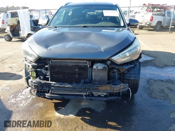 2016 Hyundai Tucson Limited with VIN KM8J33A22GU231834, listed as a IAAI auction lot 41312526 with 117,423 mi miles. Bid and sale history available at carsss.com. Image 6.