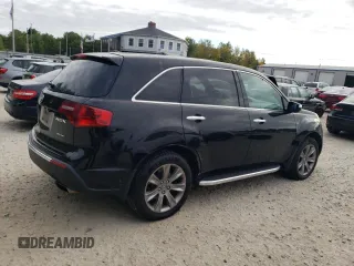 2013 Acura MDX Advance with VIN 2HNYD2H84DH503121, listed as a Copart auction lot 72412404 with 145,626 mi miles and Salvage Title. Bid and sale history available at DreamBid. Image 3.
