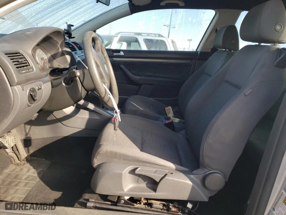 2007 Volkswagen Rabbit with VIN WVWBS71KX7W115045, listed as a Copart auction lot 86103934 with 166,588 mi miles and Salvage Title. Bid and sale history available at carsss.com. Image 7.