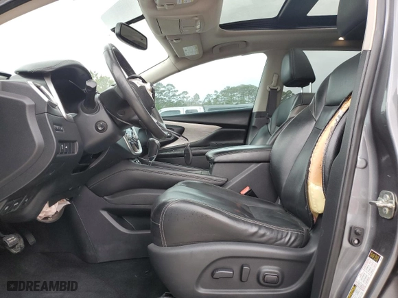 2017 Nissan Murano SL with VIN 5N1AZ2MG9HN186113, listed as a Copart auction lot 51609535 with 116,228 mi miles and Salvage Title. Bid and sale history available at carsss.com. Image 7.