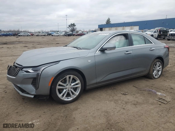 2023 Cadillac CT4 Luxury with VIN 1G6DK5RK6P0127068, listed as a Copart auction lot 86757014 with 20,170 mi miles and Clean Title. Bid and sale history available at carsss.com. Image 1.