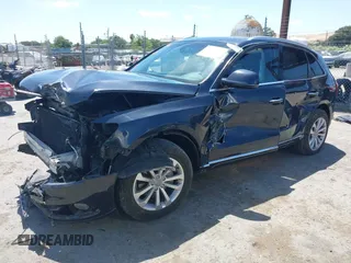 2015 Audi Q5 Premium Plus with VIN WA1LFAFP3FA123360, listed as a IAAI auction lot 42361327 with 90,777 mi miles and . Bid and sale history available at DreamBid. Image 2.