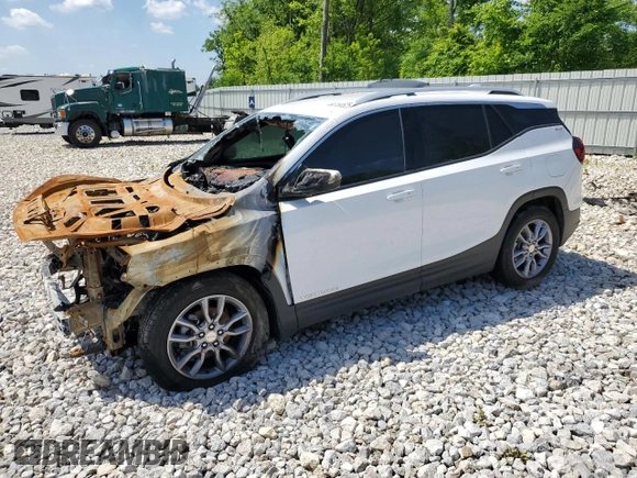 2022 GMC Terrain SLT with VIN 3GKALVEVXNL266203, listed as a Copart auction lot 60783525 with Not provided miles and Salvage title. Bid and sale history available at DreamBid. Image 1.