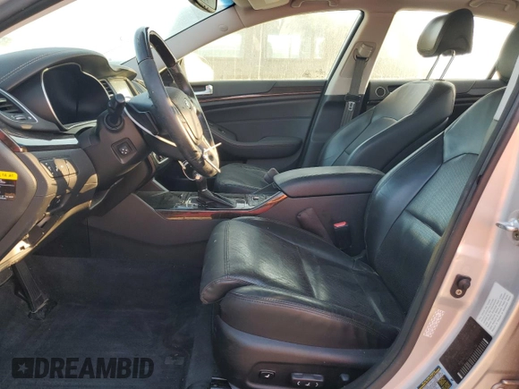 2016 Kia Cadenza Premium with VIN KNALN4D75G5220922, listed as a Copart auction lot 75890434 with 97,541 mi miles and Salvage Title. Bid and sale history available at carsss.com. Image 7.
