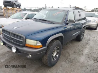 2002 Dodge Durango Sport with VIN 1B4HS38NX2F207183, listed as a IAAI auction lot 41373134 with 288,015 mi miles. Bid and sale history available at carsss.com. Image 2.
