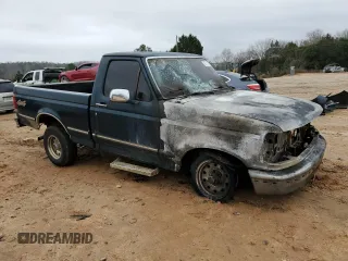 1995 Ford F-150 with VIN 1FTEF14N1SNB53833, listed as a Copart auction lot 86733154 with 0 mi miles and Salvage Title. Bid and sale history available at carsss.com. Image 4.