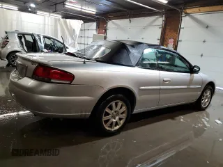 2004 Chrysler Sebring GTC with VIN 1C3EL75R54N327309, listed as a Copart auction lot 46127865 with 120,715 mi miles and Salvage Title. Bid and sale history available at DreamBid. Image 3.
