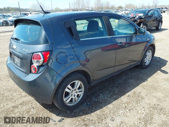 2013 Chevrolet Sonic LT with VIN 1G1JC6SH8D4135428, listed as a IAAI auction lot 41983682 with 255,918 mi miles. Bid and sale history available at carsss.com. Image 4.