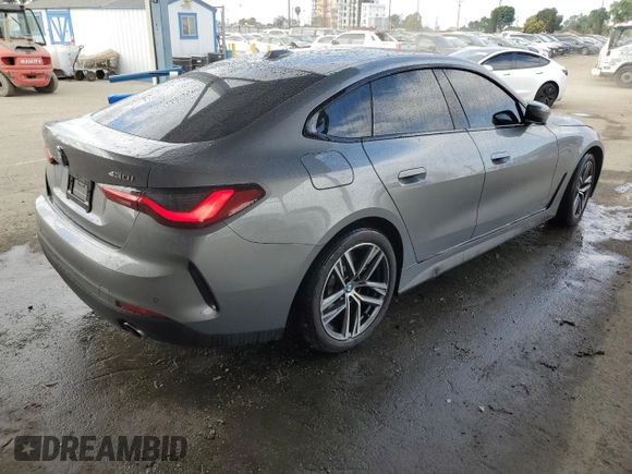 2022 BMW 4 Series 430i с VIN WBA63AV00NFM69588, выставлен на аукционе Copart как лот 50720105 с пробегом 22 047 миль миль и Списание • Salvage title. История ставок и продаж доступна на DreamBid. Изображение 3.