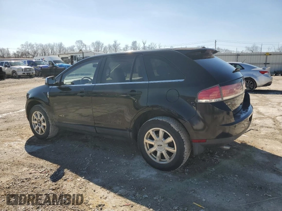 2007 Lincoln MKX with VIN 2LMDU68C37BJ15708, listed as a Copart auction lot 46414305 with 187,216 mi miles and Salvage Title. Bid and sale history available at carsss.com. Image 2.