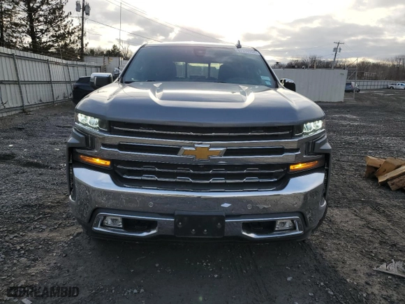 2019 Chevrolet Silverado 1500 LTZ with VIN 1GCRYGED4KZ282341, listed as a Copart auction lot 87310784 with 60,814 mi miles and Salvage Title. Bid and sale history available at carsss.com. Image 5.