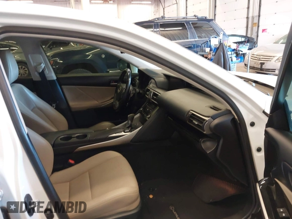 2017 Lexus IS with VIN JTHCM1D26H5019524, listed as a IAAI auction lot 41658118 with 108,487 mi miles. Bid and sale history available at carsss.com. Image 5.