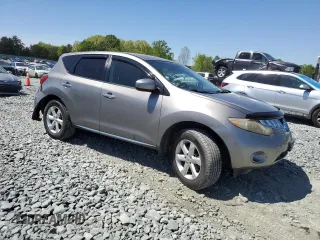 2009 Nissan Murano SL with VIN JN8AZ18W29W139280, listed as a Copart auction lot 53636955 with 142,405 mi miles and Salvage Title. Bid and sale history available at DreamBid. Image 4.