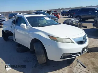 2012 Acura TL Tech Auto with VIN 19UUA8F54CA025791, listed as a IAAI auction lot 41770964 with 1 mi miles. Bid and sale history available at carsss.com. Image 1.
