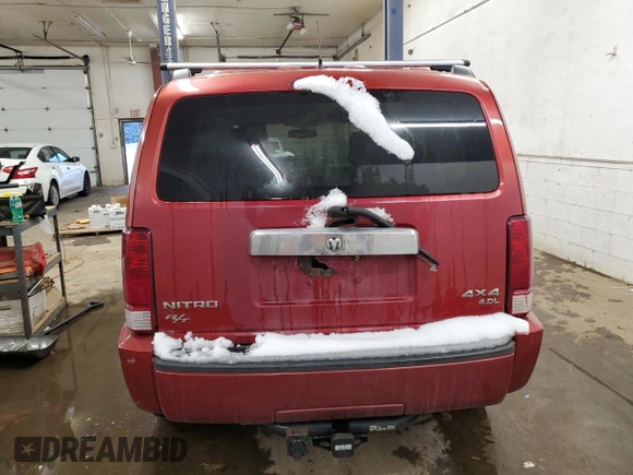2008 Dodge Nitro R/T with VIN 1D8GU58678W123779, listed as a Copart auction lot 84771974 with 138,543 mi miles and Non Repairable. Bid and sale history available at DreamBid. Image 6.