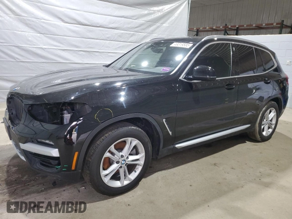 2020 BMW X3 xDrive30i with VIN 5UXTY5C06LLT36722, listed as a Copart auction lot 49319585 with 49,063 mi miles and Salvage Title. Bid and sale history available at DreamBid. Image 1.
