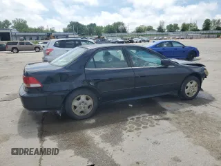 2002 Honda Accord EX z VIN 1HGCG16582A057594, wystawiony jako Copart lot #54874665 z przebiegiem 173 709 mil mil oraz Szkoda całkowita • Salvage title. Historia ofert i sprzedaży dostępna na DreamBid. Obrazek 3.