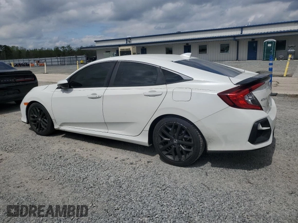 2020 Honda Civic Si with VIN 2HGFC1E52LH706108, listed as a Copart auction lot 51036085 with 40,628 mi miles and Salvage Title. Bid and sale history available at DreamBid. Image 2.
