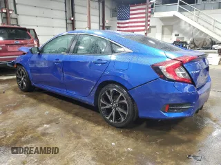 2020 Honda Civic Sedan Sport with VIN 2HGFC2F84LH522643, listed as a Copart auction lot 49778055 with 0 mi miles and Salvage Title. Bid and sale history available at carsss.com. Image 2.