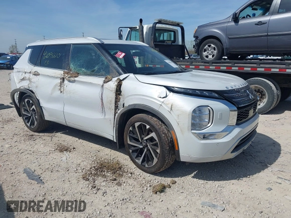 2022 Mitsubishi Outlander SEL z VIN JA4J4VA87NZ082333, wystawiony jako IAAI lot #42096610 z przebiegiem 31 813 mil mil oraz . Historia ofert i sprzedaży dostępna na DreamBid. Obrazek 1.