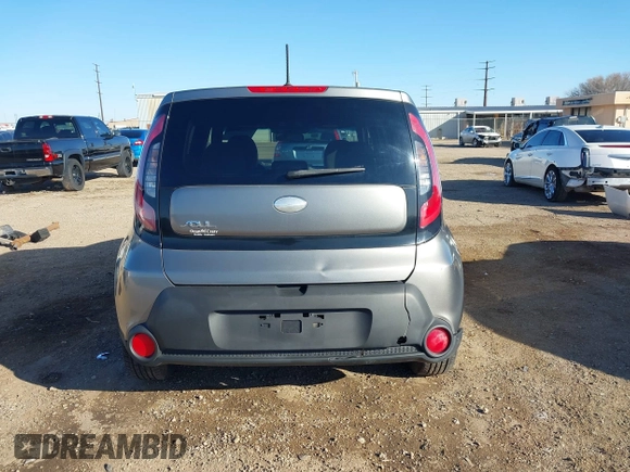 2014 Kia Soul with VIN KNDJN2A22E7059843, listed as a IAAI auction lot 41601093 with 61,396 mi miles. Bid and sale history available at carsss.com. Image 16.