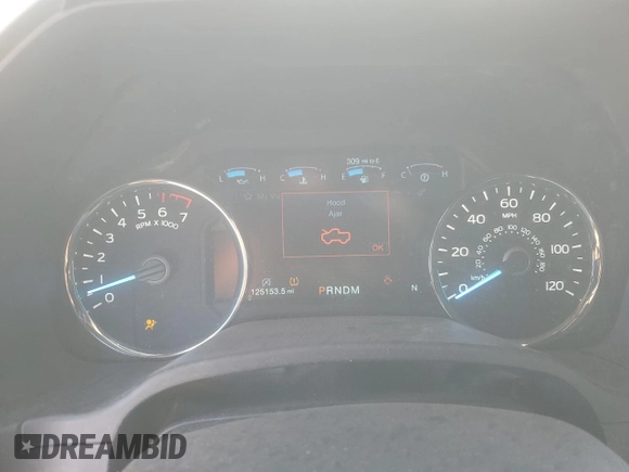 2019 Ford F-150 XL with VIN 1FTEW1E54KKC47379, listed as a Copart auction lot 52138325 with 125,153 mi miles and Salvage Title. Bid and sale history available at carsss.com. Image 9.