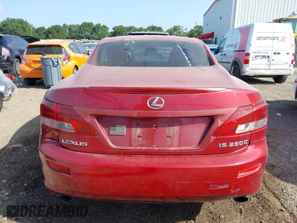 2010 Lexus IS 250 C with VIN JTHFF2C29A2512412, listed as a IAAI auction lot 42526554 with 228,082 mi miles and . Bid and sale history available at DreamBid. Image 16.