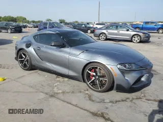 2022 Toyota GR Supra 3.0 with VIN WZ1DB0C07NW051721, listed as a Copart auction lot 66031814 with 39,170 mi miles and Clean Title. Bid and sale history available at carsss.com. Image 4.