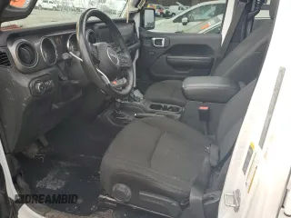 2022 Jeep Wrangler Unlimited Sport with VIN 1C4HJXDG8NW139975, listed as a Copart auction lot 43939515 with 59,812 mi miles and Salvage Title. Bid and sale history available at DreamBid. Image 7.