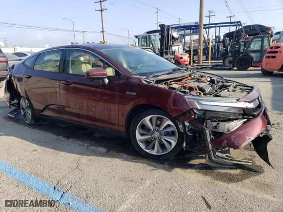 2018 Honda Clarity Plug-In Hybrid with VIN JHMZC5F10JC015124, listed as a Copart auction lot 65124603 with 84,471 mi miles. Bid and sale history available at carsss.com. Image 4.