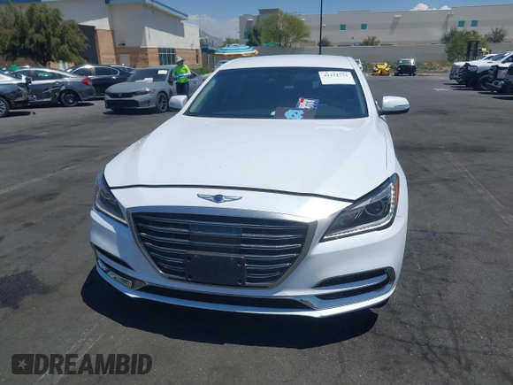 2018 Genesis G80 3.8L with VIN KMHGN4JE2JU238858, listed as a IAAI auction lot 42151733 with 49,512 mi miles and . Bid and sale history available at DreamBid. Image 12.