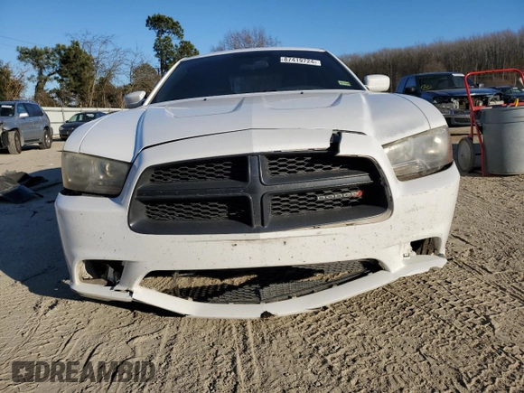 2012 Dodge Charger Police with VIN 2C3CDXAG9CH280480, listed as a Copart auction lot 87419724 with 135,677 mi miles and Salvage Title. Bid and sale history available at carsss.com. Image 5.